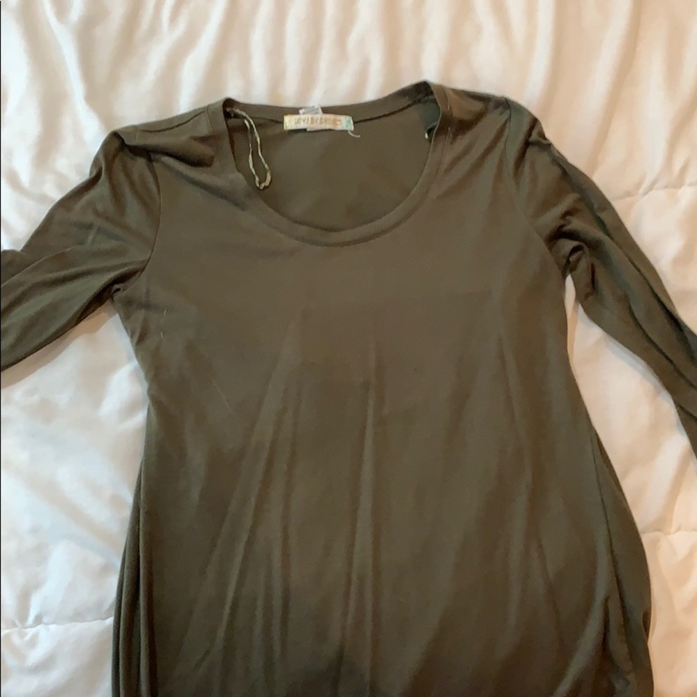 green half sleeve shirt